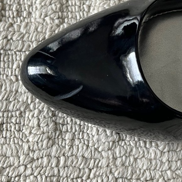 Tahari Women's Platform Black Patent Leather Stiletto Heels - Size 9.5 - Picture 5 of 7